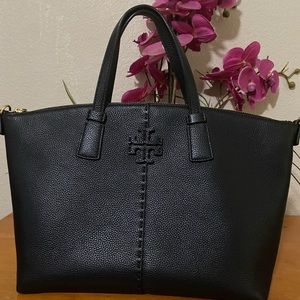 Tory Burch McGraw Leather Satchel